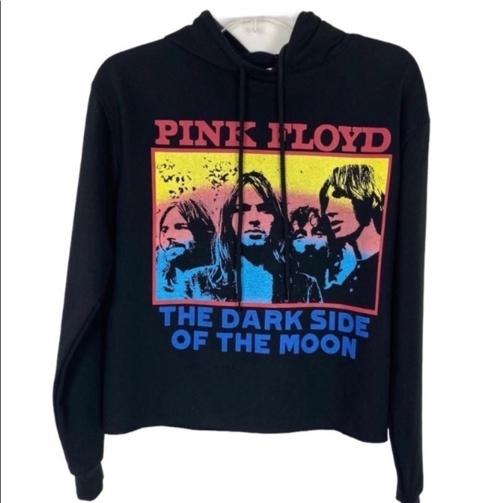 Pink Floyd Black Sweater Hoodie Long Sleeves New Size XS